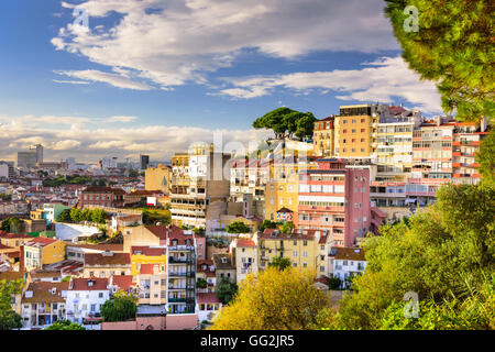 Lissabon, Portugal Hang Stadtbild. Stockfoto