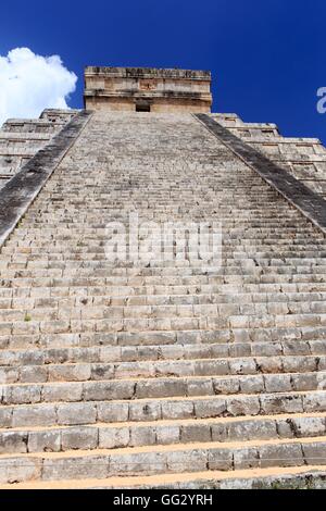 Die historischen Maya-Stätte Chichén Itzá auf der Yucatan Halbinsel von Mexiko, Zentralamerika. Stockfoto