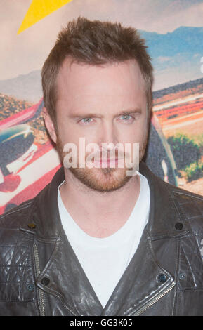 Aaron Paul in Need For Speed - VIP Filmvorführung "Odeon West End in London Stockfoto