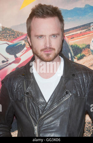 Aaron Paul in Need For Speed - VIP Filmvorführung "Odeon West End in London Stockfoto