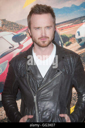 Aaron Paul in Need For Speed - VIP Filmvorführung "Odeon West End in London Stockfoto