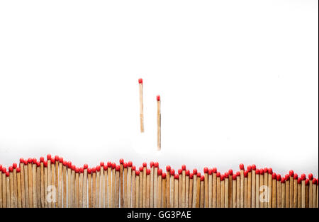 entfremdete viele Spiele und zwei Separate beschleunigen Stockfoto