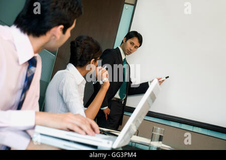 Exekutive eine Präsentation Stockfoto