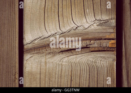 Alte hölzerne Retro-strukturierten Hintergrund mit Holzstruktur Closeup Schuss Stockfoto