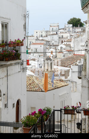 Monte Sant auf Puglia, Italien Stockfoto