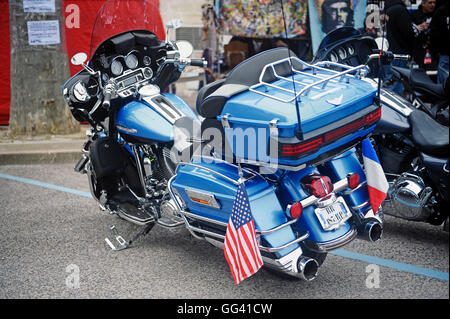 Honda Goldwing Sitte, eine Versammlung der amerikanischen Motorräder in Beaucaire im französischen Département Gard Stockfoto