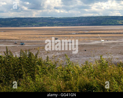 Mündung des Flusses Dee Wirral Cheshire UK Stockfoto