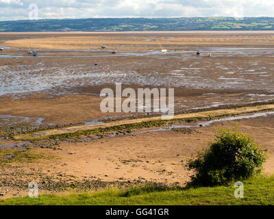 Mündung des Flusses Dee Wirral Cheshire UK Stockfoto