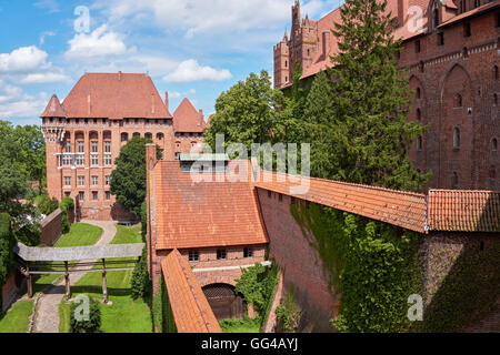 Burg des Deutschen Ordens in Malbork, Polen Stockfoto