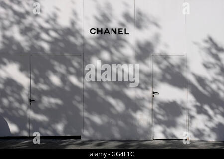 Chanel-Shop in Barcelona, Katalonien, Spanien. Stockfoto