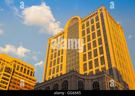 BOSTON, MASSACHUSETTS, USA - Juli 4,2016: fünf hundert Boylston Gebäude in Boston, Massachusetts. Stockfoto