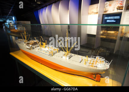 Norwegian Maritime Museum, befindet sich neben der Fram-Museum, Bygdøy, Westseite von Oslo, Norwegen, Skandinavien Stockfoto