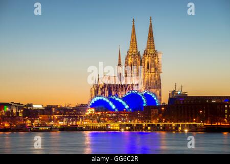 Blick auf die Stadt, Köln Stockfoto