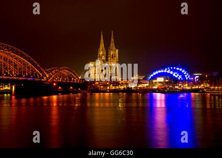 Blick auf die Stadt, Köln Stockfoto