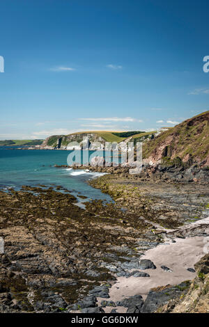Ayrmer Bucht nahe dem Dorf von Ringmore in The South Hams, Devon, UK Stockfoto