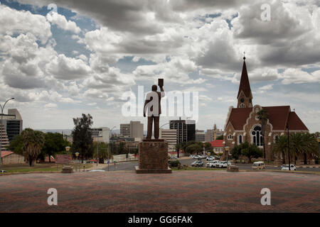 Blick vom Nationalmuseum Unabhängigkeit in Windhoek - Namibia Stockfoto