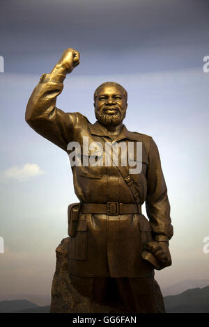 Statue von Dr. Sam Nujoma im Nationalmuseum von Unabhängigkeit in Windhoek - namibia Stockfoto