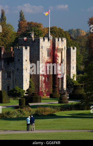 Hever Castle und Gärten, Hever, Kent, England, Vereinigtes Königreich, Europa Stockfoto