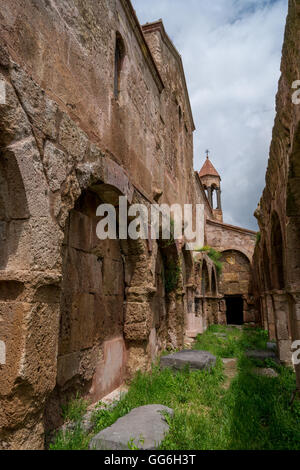 Arkaden Kloster Surb Astvatsatsin Kirche am Kloster von Odzun in Armenien Stockfoto