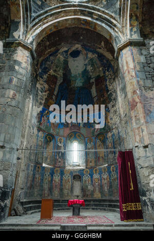 Fresken in der Kirche Surp Astvatsatsin im Akhtala Kloster in Armenien Stockfoto