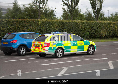 Notfall Ambulance North West Ambulance Service, NHS, Preston, Lancashire, UK Stockfoto