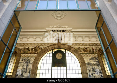 Sao Bento Station. Porto. Oporto. Portugal. Stockfoto