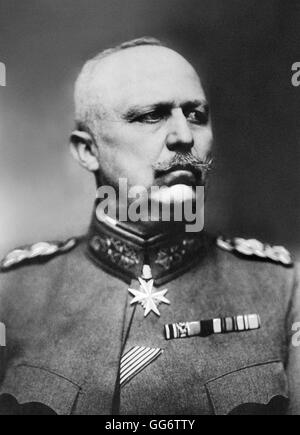 Erich Ludendorff. Portrait von General Erich Ludendorff (1865-1937), Stellvertreter, der Chef des Generalstabs des deutschen Heeres ab August 1916. Foto von Bain News Service, Datum unbekannt. Stockfoto