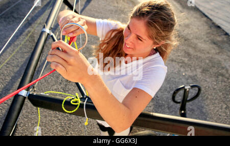 Day2, 2015 Youth Sailing World Championships, Langkawi, Malaysia Stockfoto