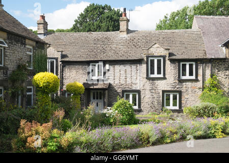 Schöne Ferienhäuser in Castleton, Peak District National Park, UK Stockfoto