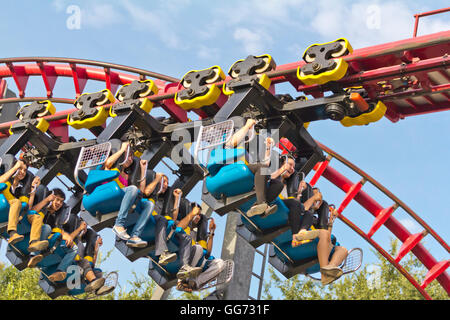 Achterbahn-park Stockfoto