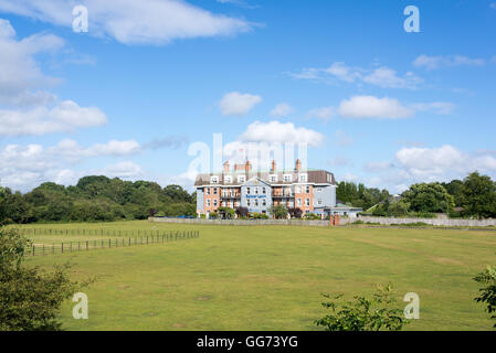 Die Balmer Rasen Luxushotel und Spa im Herzen des New Forest in Brockenhurst, Hampshire, UK. Stockfoto