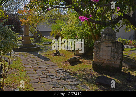 Garten, das Museo de Quinta Das Cruzes in Funchal, Madeira, Portugal Stockfoto