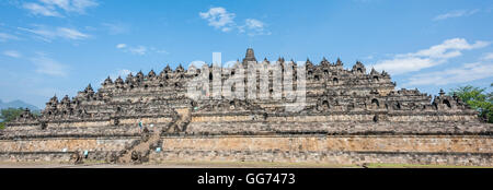 Borobudur Tempel auf Java, Indonesien Stockfoto