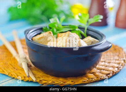 Gebratener tofu Stockfoto