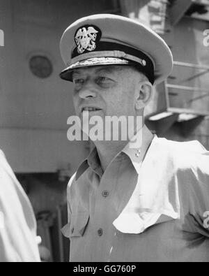 Admiral Arleigh A. Burke, US Navy. Stockfoto