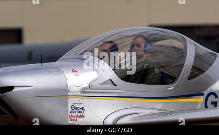 EVektor EV-97 Eurostar beim Royal International Air Tattoo 2016 für statische Anzeige Stockfoto