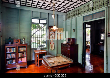 Bangkokian oder Bangkok Folk Museum befindet sich in Bangrak, Bangkok, Thailand. Stockfoto