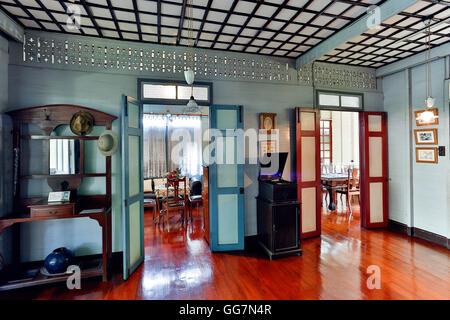 Bangkokian oder Bangkok Folk Museum befindet sich in Bangrak, Bangkok, Thailand. Stockfoto