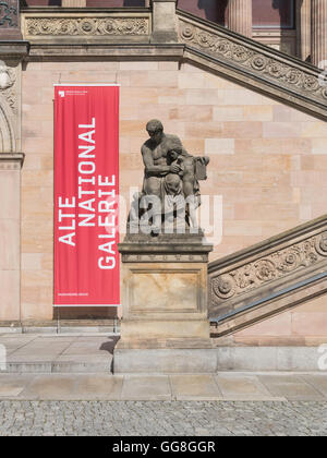 Alte National Galerie Berlin Deutschland Stockfoto