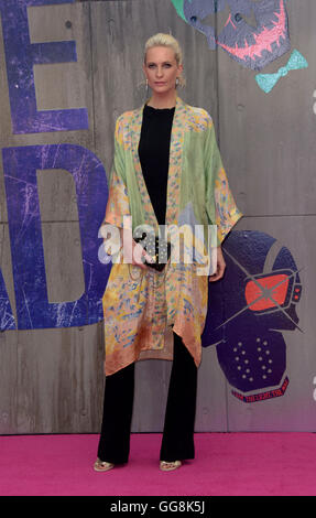 Poppy Delevingne Teilnahme an die Europäische Premiere von SUICIDE SQUAD im Odeon Leicester Square in London Mittwoch, 3. August 2016 Stockfoto