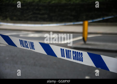 London, UK. 4. August 2016.  Tatort, nachdem ein Mann eine Frau getötet und andere 5 am Russell Square, London UK - Credit verletzt: Alberto Pezzali/Alamy Live News Stockfoto