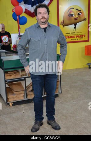 Los Angeles, Kalifornien, USA. 9. August 2016. Schauspieler Danny McBride bei der Weltpremiere von "Wurst-Party" am Regency Village Theatre in Westwood. Bildnachweis: Sarah Stewart/Alamy Live-Nachrichten Stockfoto