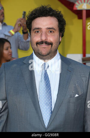 Westwood, Kalifornien, USA. 9. August 2016.  David Krumholtz. '' Wurst Party'' Los Angeles Premiere im Regency Village Theatre statt. Bildnachweis: Sammi/AdMedia/ZUMA Draht/Alamy Live-Nachrichten Stockfoto