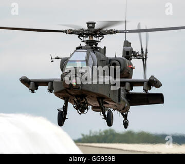 AH - 64D Apache niederländische Luftwaffe beim Royal International Air Tattoo 2016 Stockfoto