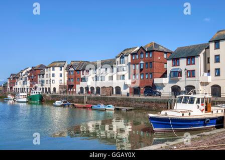 Boote in Maryport Harnour, Cumbria, England Stockfoto