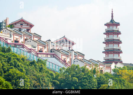 10.000 Buddhas und den Klostergarten Stockfoto