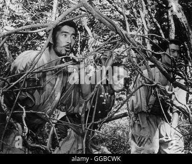 STERBEN SIEBEN SAMURAI / THE SEVEN SAMURAI Shichinin keine Samurai Japan 1954 Akira Kurosawa Filmszene Regie: Akira Kurosawa aka. Shichinin keine Samurai Stockfoto