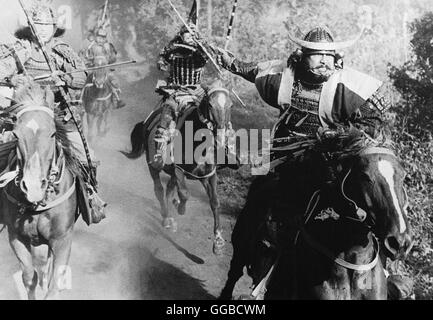 STERBEN SIEBEN SAMURAI / THE SEVEN SAMURAI Shichinin keine Samurai Japan 1954 Akira Kurosawa Filmszene Regie: Akira Kurosawa aka. Shichinin keine Samurai Stockfoto