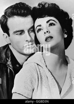 EIN PLATZ AN DER SONNE A-Platz in der Sonne USA 1951 George Stevens George Eastman (MONTGOMERY CLIFT) Und Angela Vickers (ELIZABETH TAYLOR)-Regie: George Stevens aka. Ein Platz an der Sonne Stockfoto