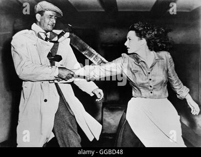 DER SIEGER The Quiet Man USA 1952 John Ford JOHN WAYNE (Sean Thornton), MAUREEN O'HARA (Mary Kate Danaher)-Regie: John Ford aka. The Quiet Man Stockfoto